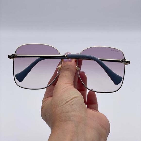BRAND NEW GUCCI GG1143S 003 Gold/Violet Women Sunglasses main image 7